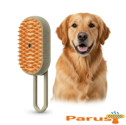 Paruś™ – Szczotka parowa 3 w 1, która czyści, masuje i relaksuje Twojego pupila
